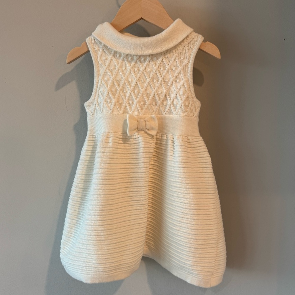 Janie and jack knit baby toddler dress.